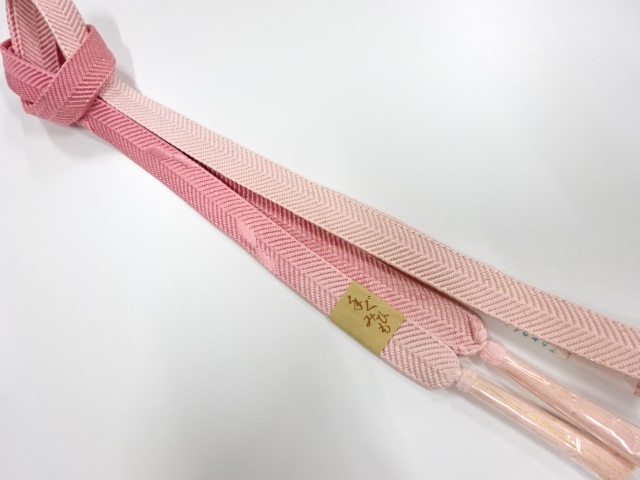 未使用品　正絹　手組帯締め